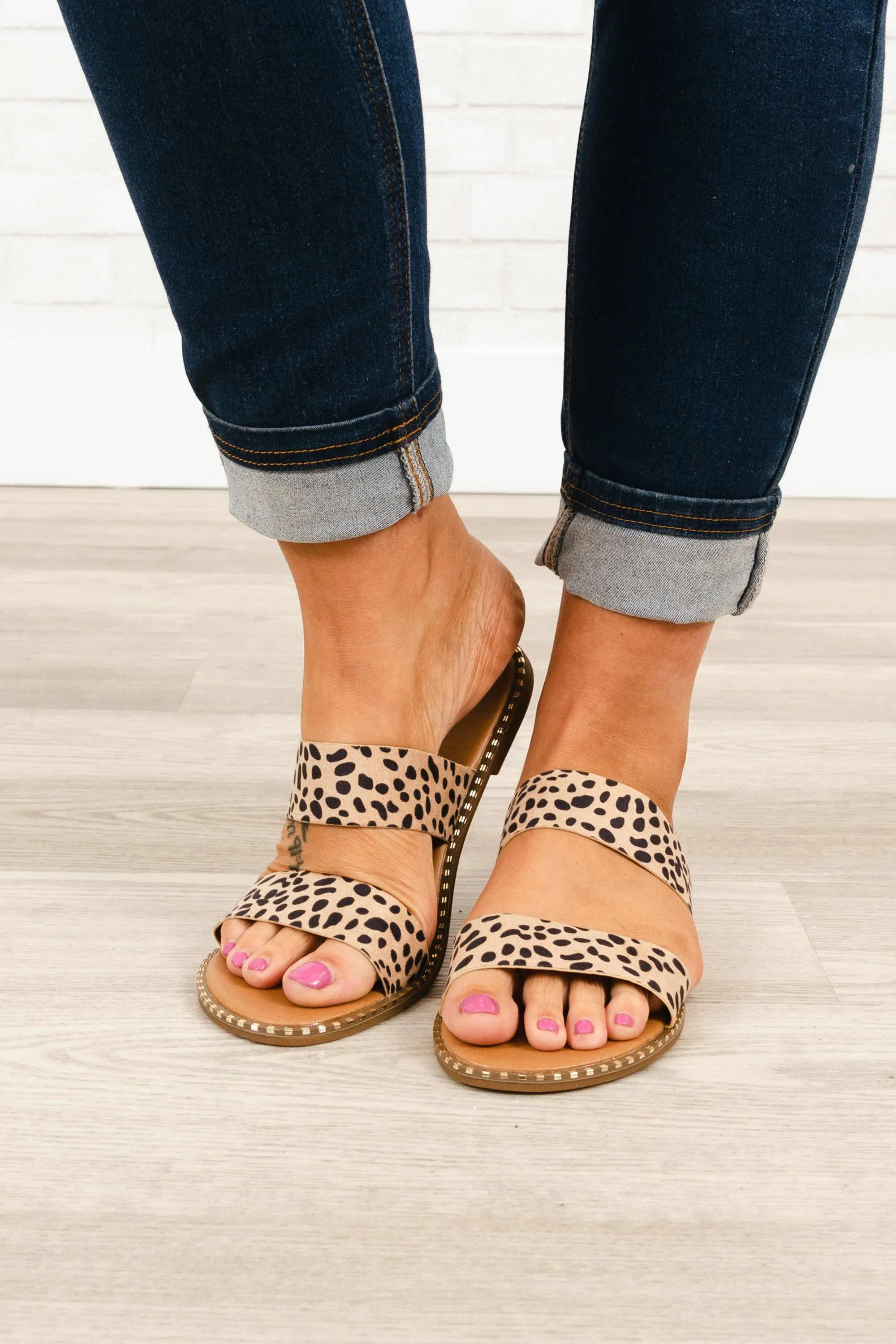 Summer Sandals in Cheetah Print