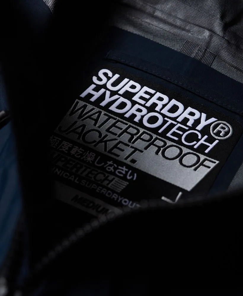 Superdry Hydrotech Softshell Hooded Jacket in Navy