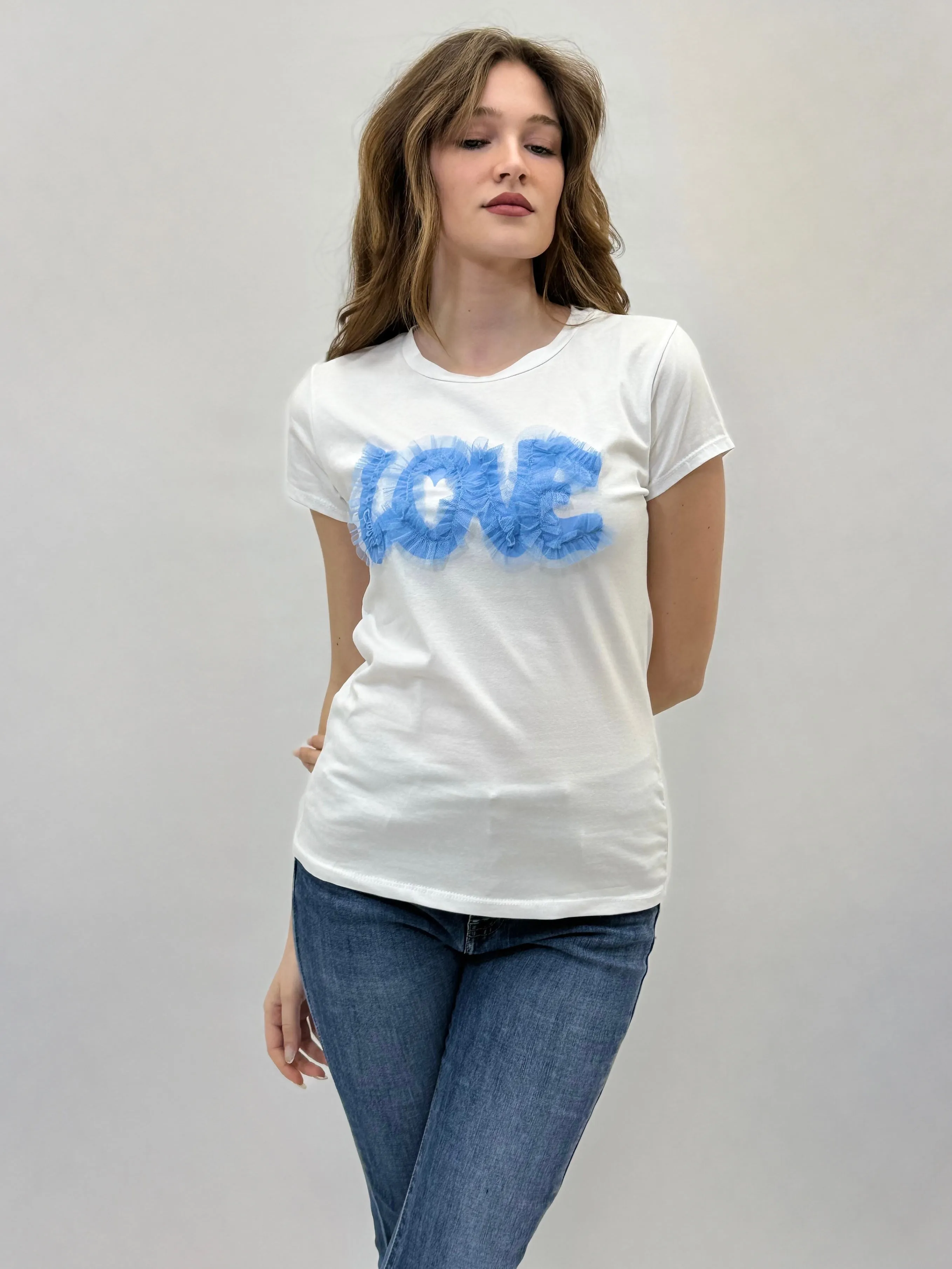 LOVE T-shirt in tulle