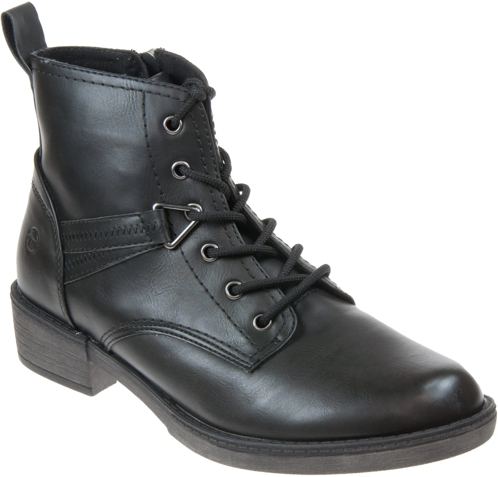 Tamaris women's black ankle boots.