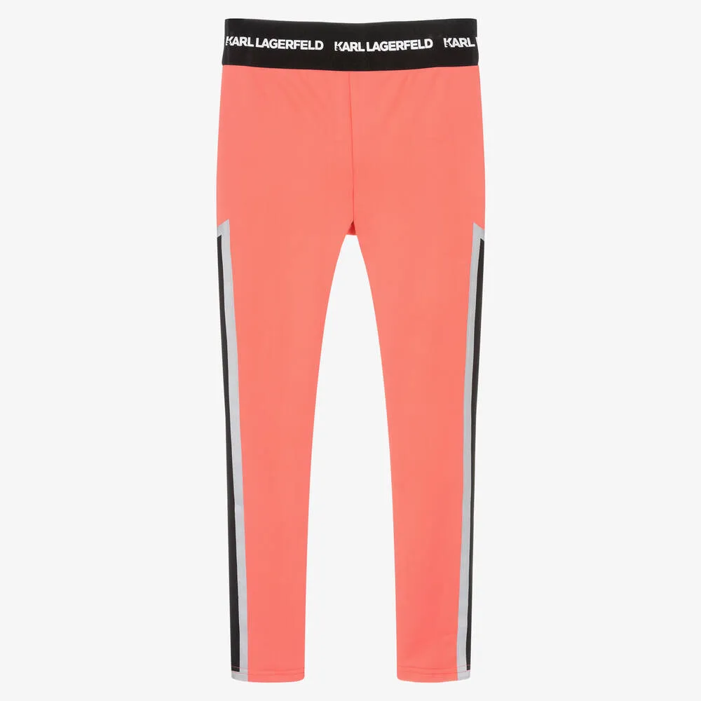 Youthful Orange Logo Leggings