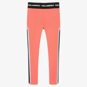 Youthful Orange Logo Leggings