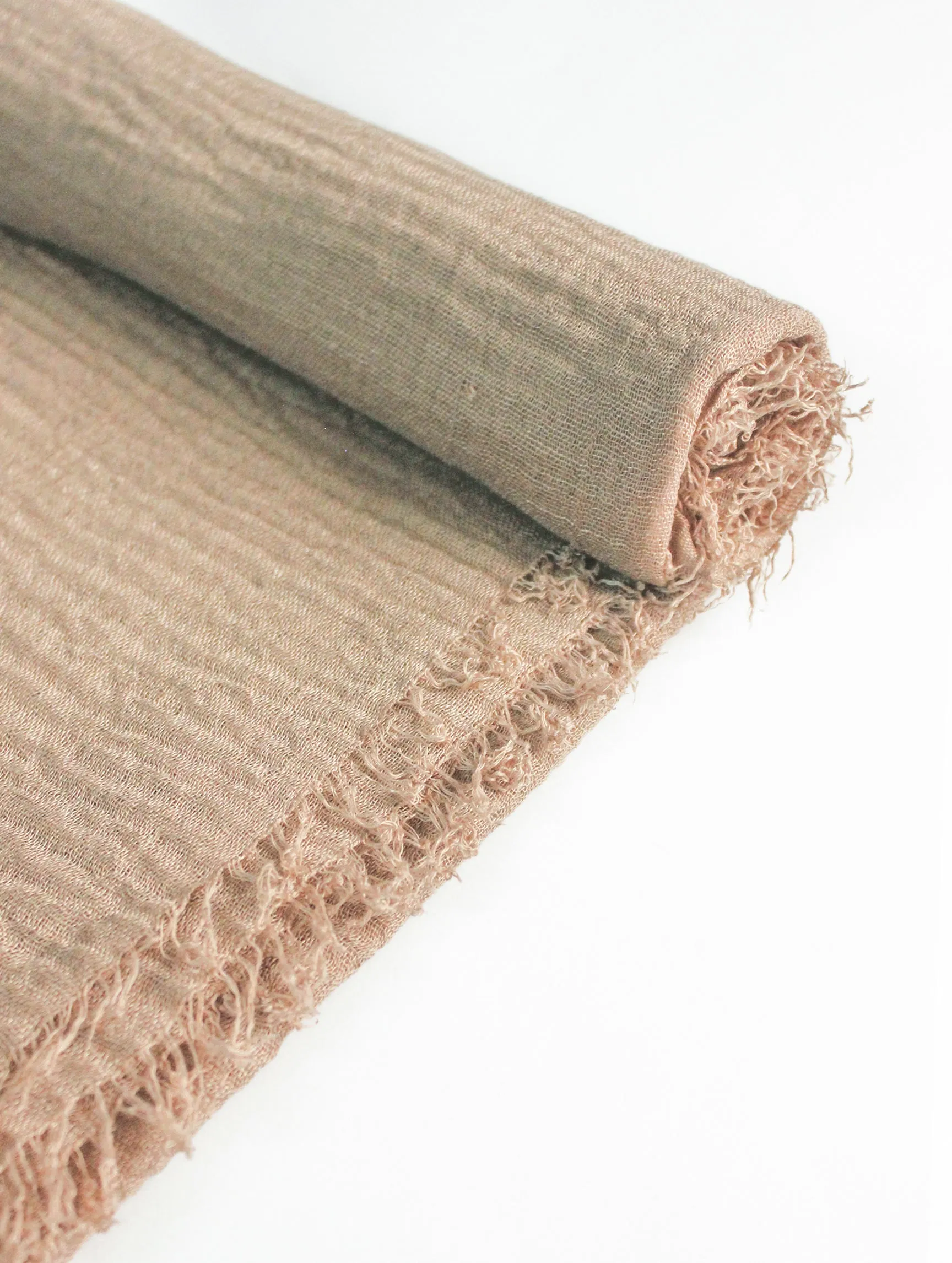 Textured Hijab in Neutral Fawn Color