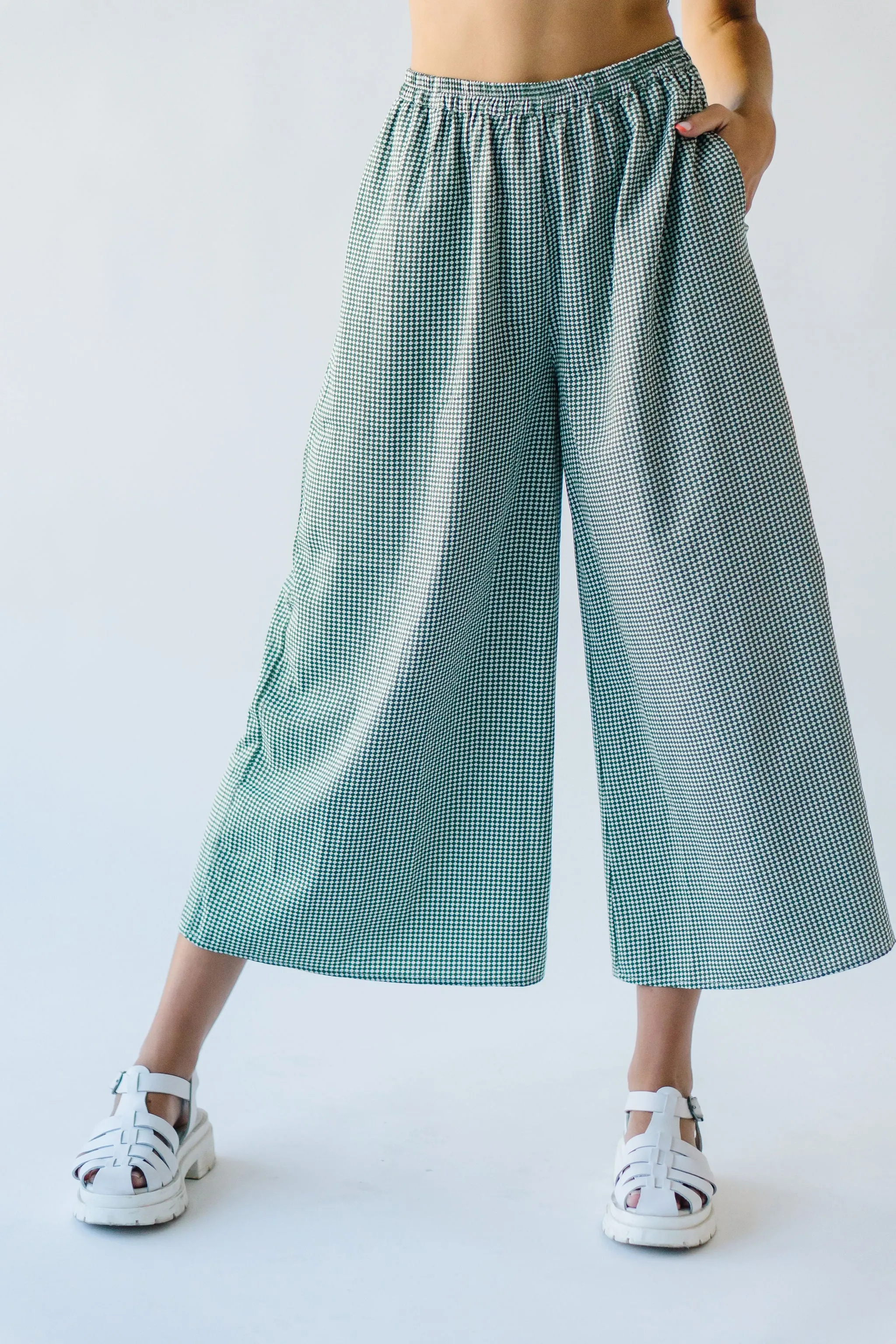 Checkered Green Pants - The Belmont Collection