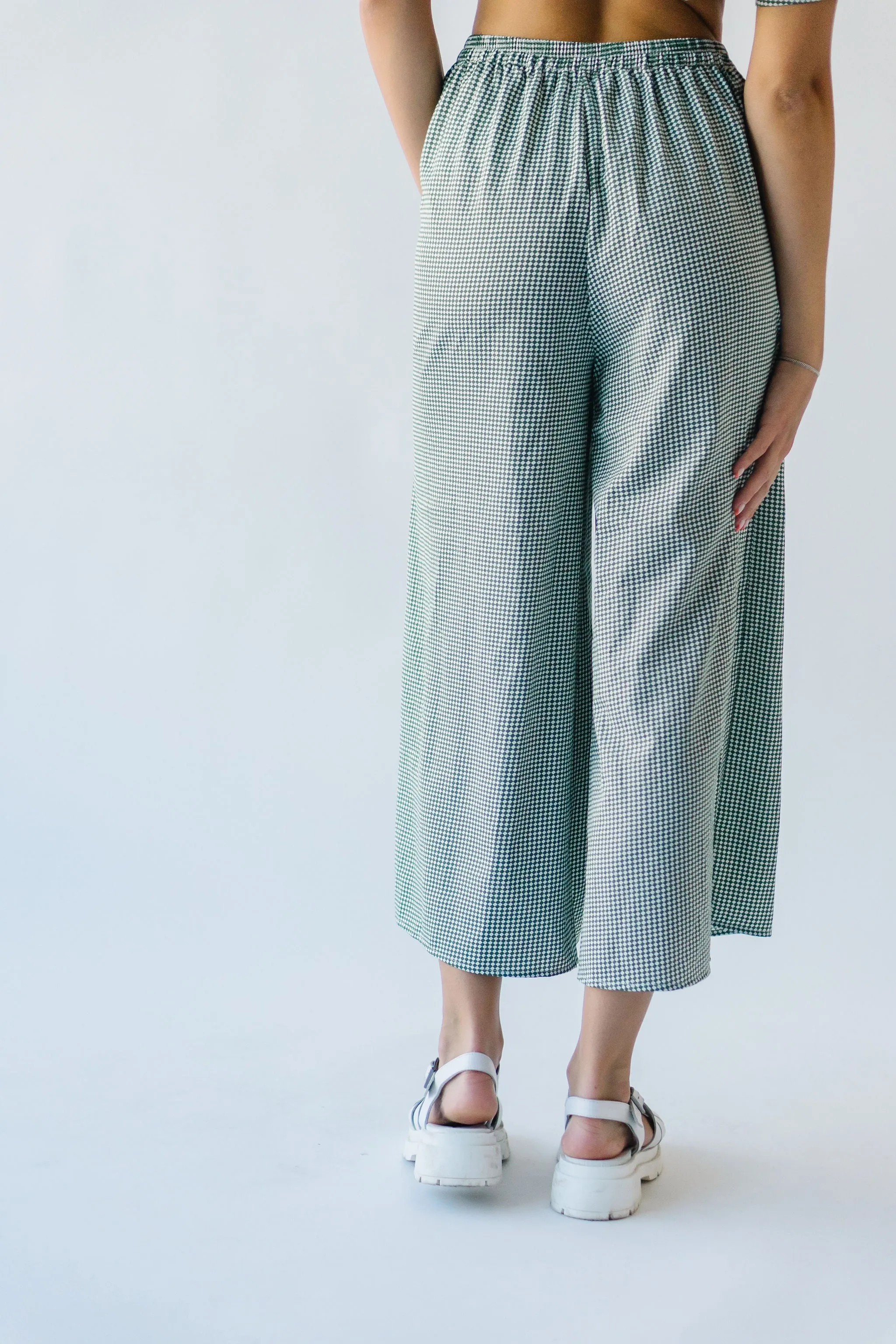 Checkered Green Pants - The Belmont Collection