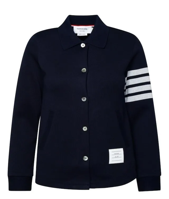 THOM BROWNE Street Style Logo Cardigans - Shop Now