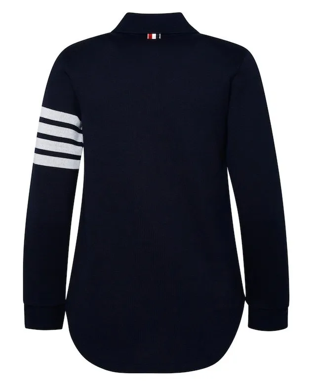 THOM BROWNE Street Style Logo Cardigans - Shop Now