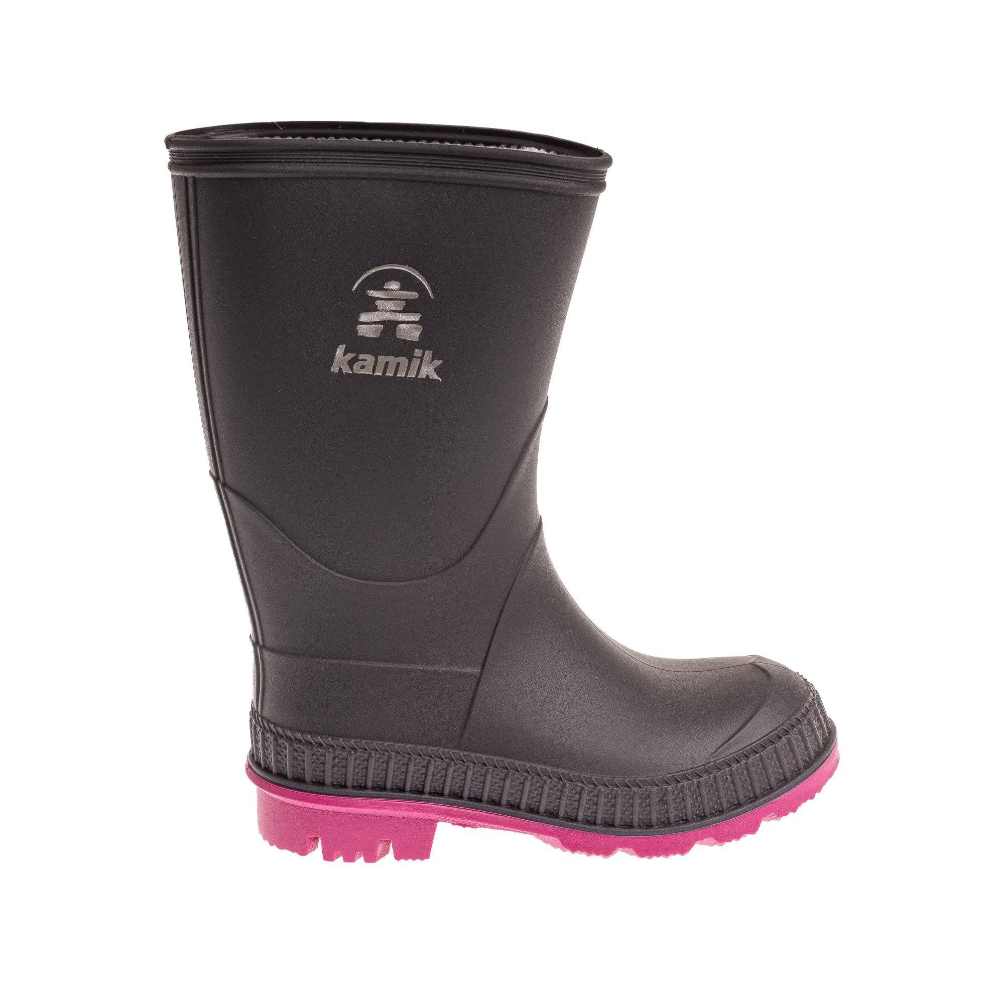 Toddlers Charcoal Rainboots - Stomp Collection