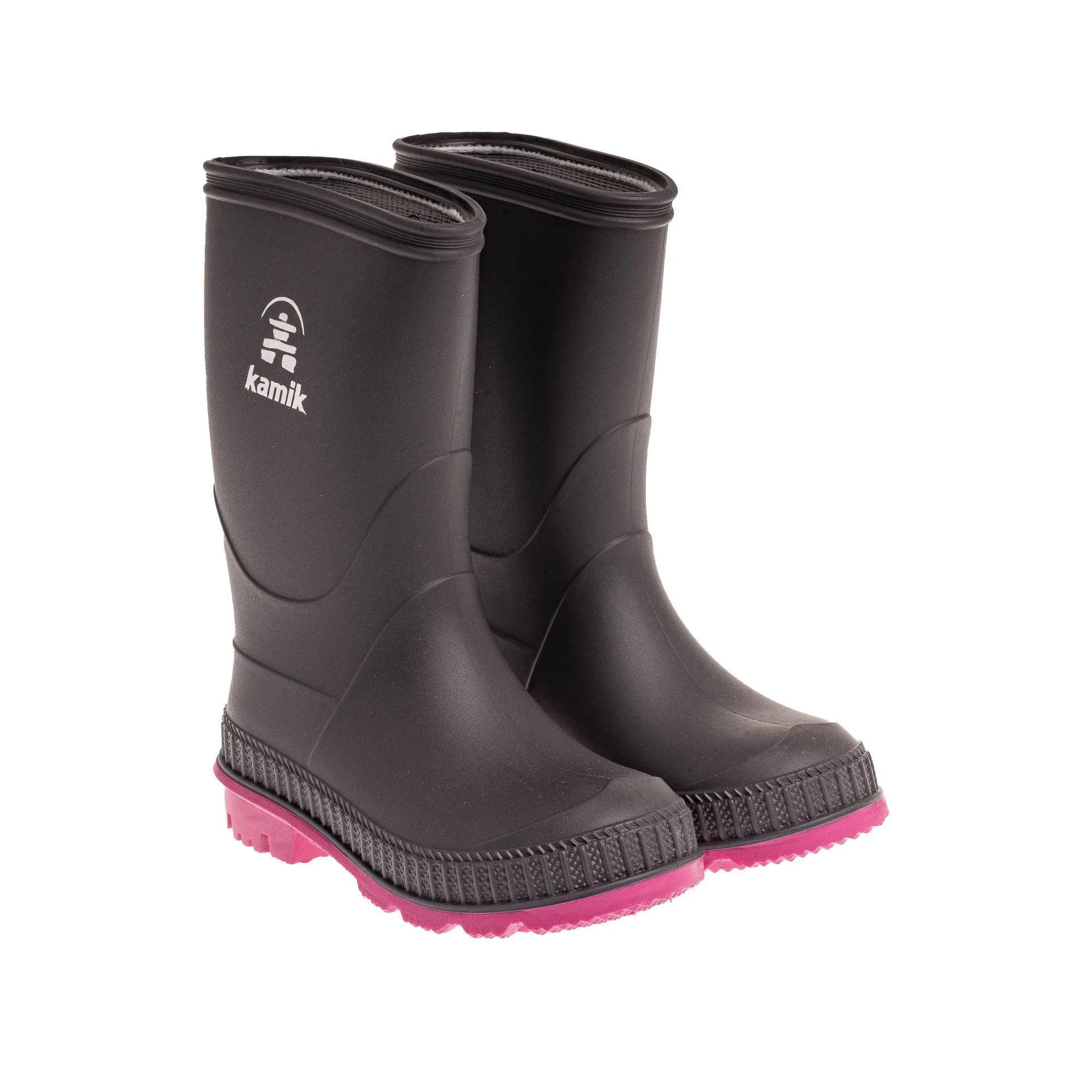 Toddlers Charcoal Rainboots - Stomp Collection