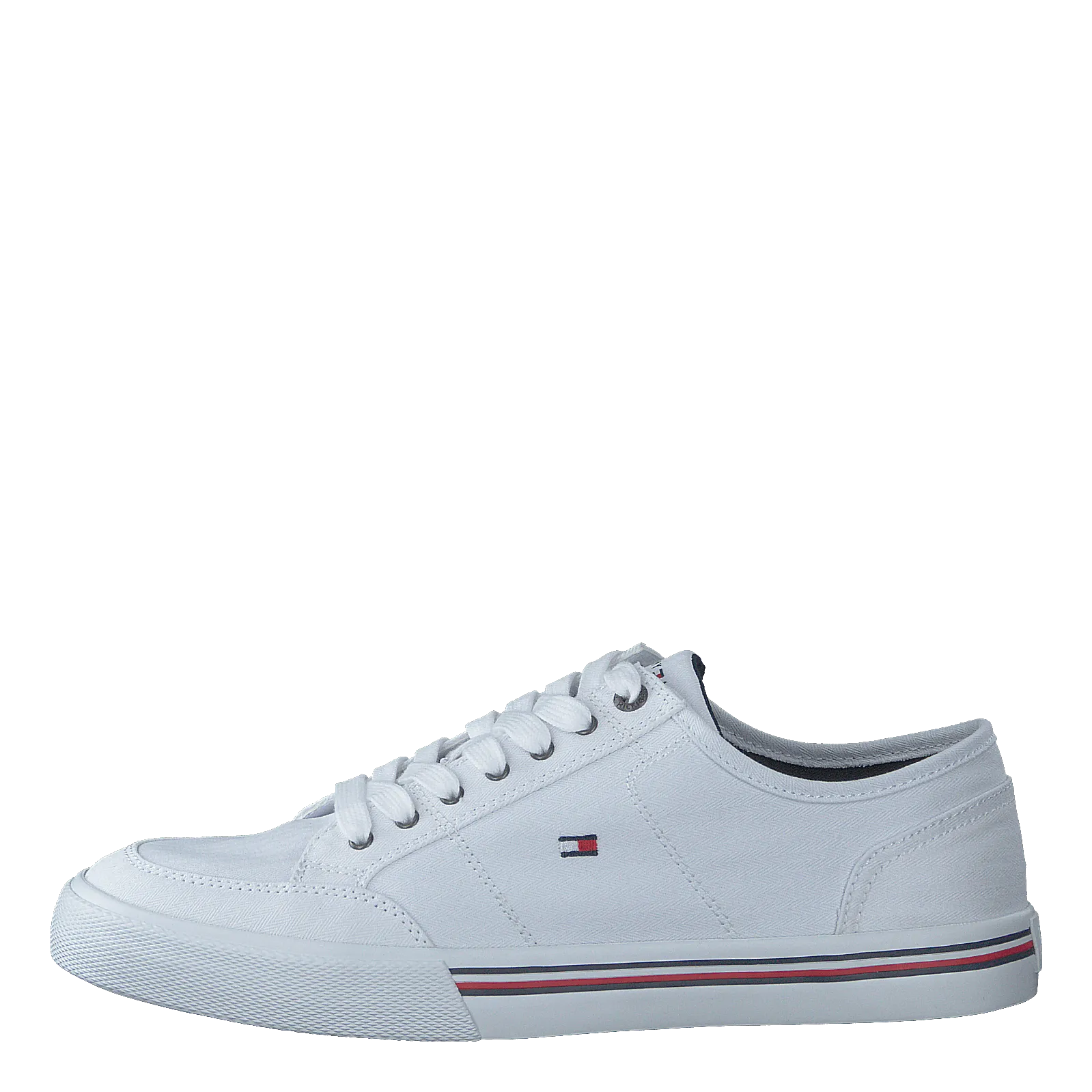 Tommy Hilfiger White Corporate Textile Sneaker Shoes