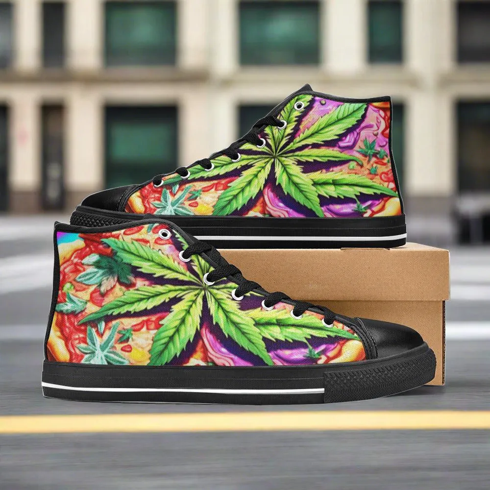 Trippy Pizza Cannabis-Themed Women’s Clothing