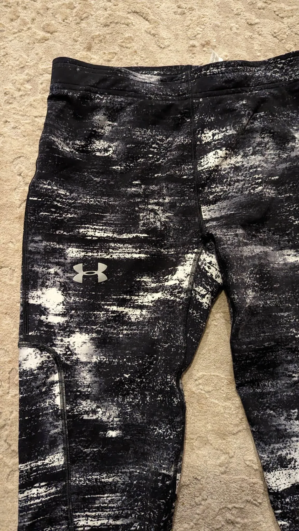 Mens Compression Running Tights - Under Armour No Break