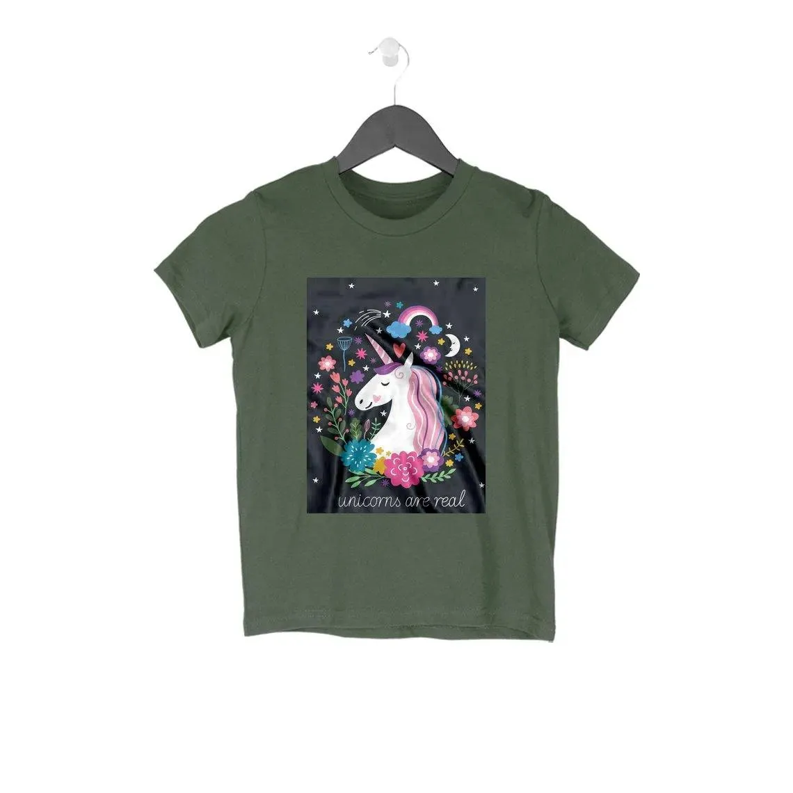 Girls' Unicorn T-shirt made of 100% Cotton