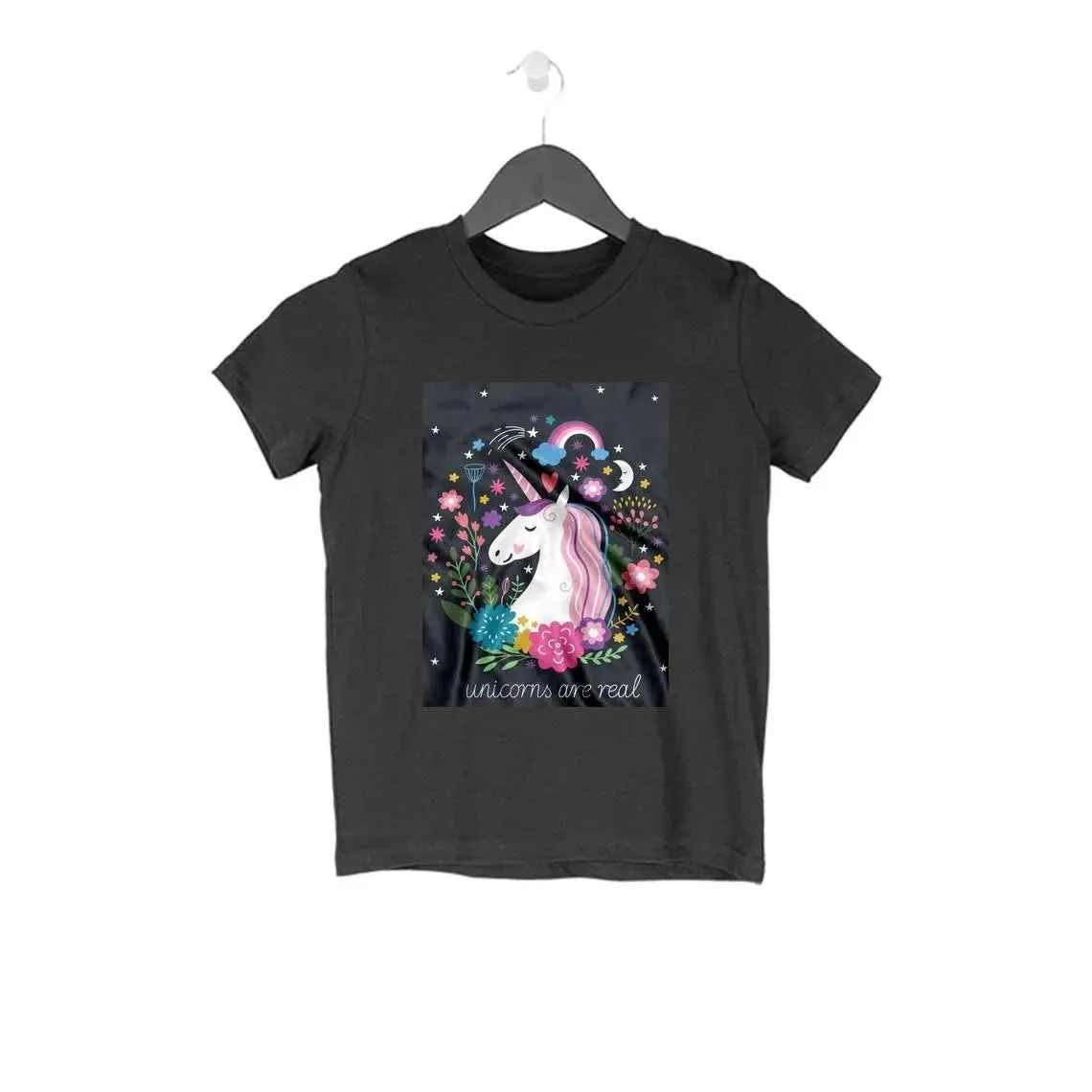 Girls' Unicorn T-shirt made of 100% Cotton