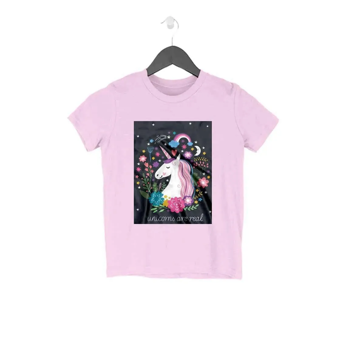 Girls' Unicorn T-shirt made of 100% Cotton