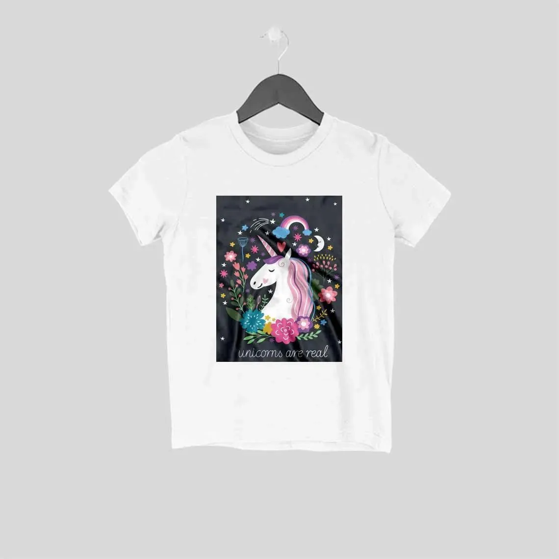 Girls' Unicorn T-shirt made of 100% Cotton