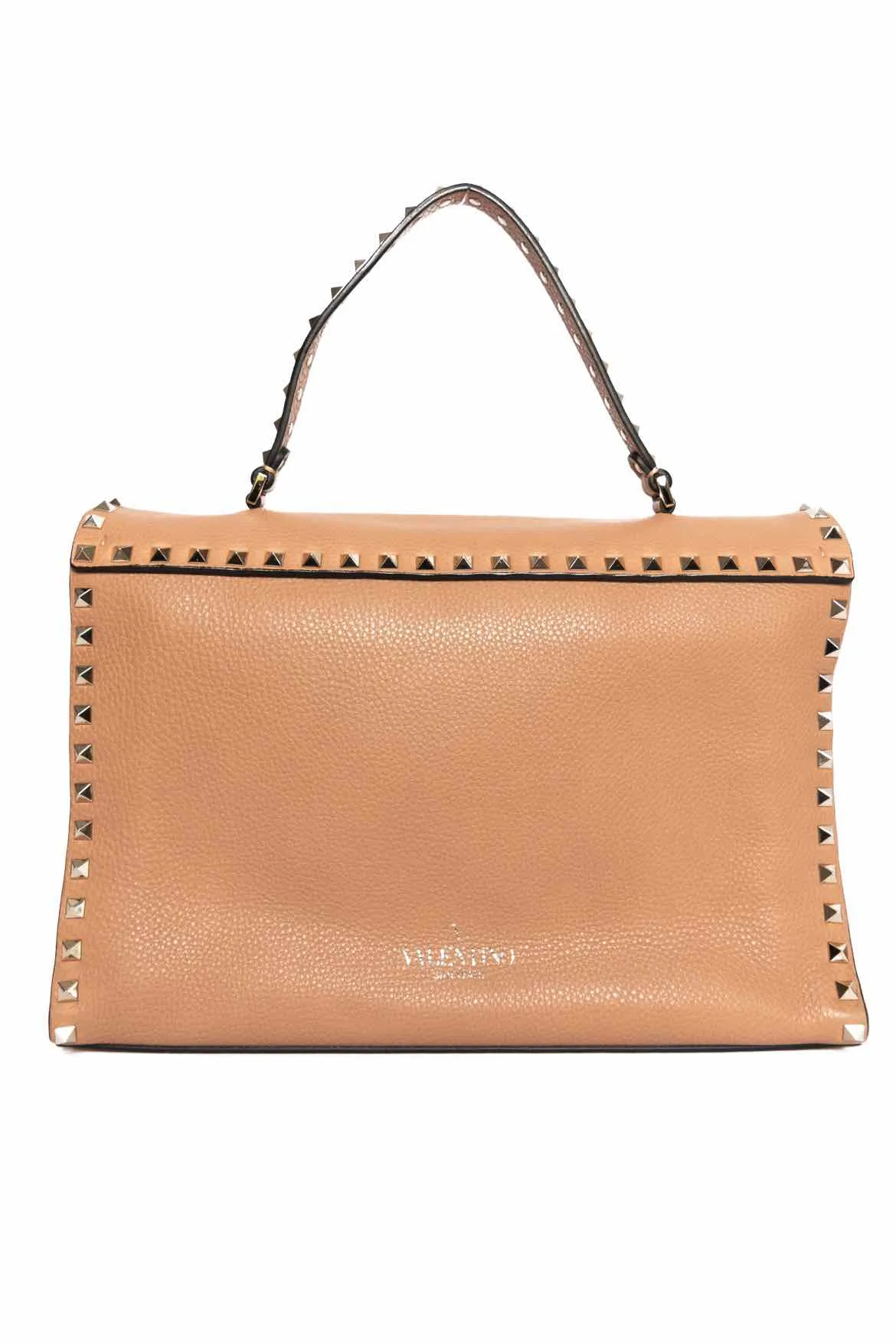 Valentino Rockstud Medium Top Handle Bag