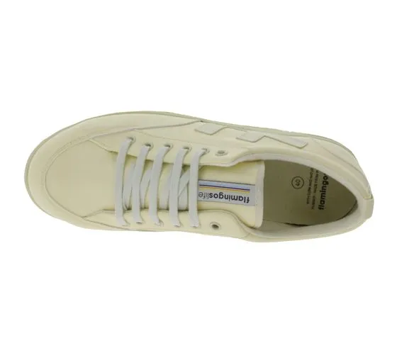 Vegan leisure sneakers made in Spain SS21ROVANIV cream from FLAMINGOS LIFE Roland V.3