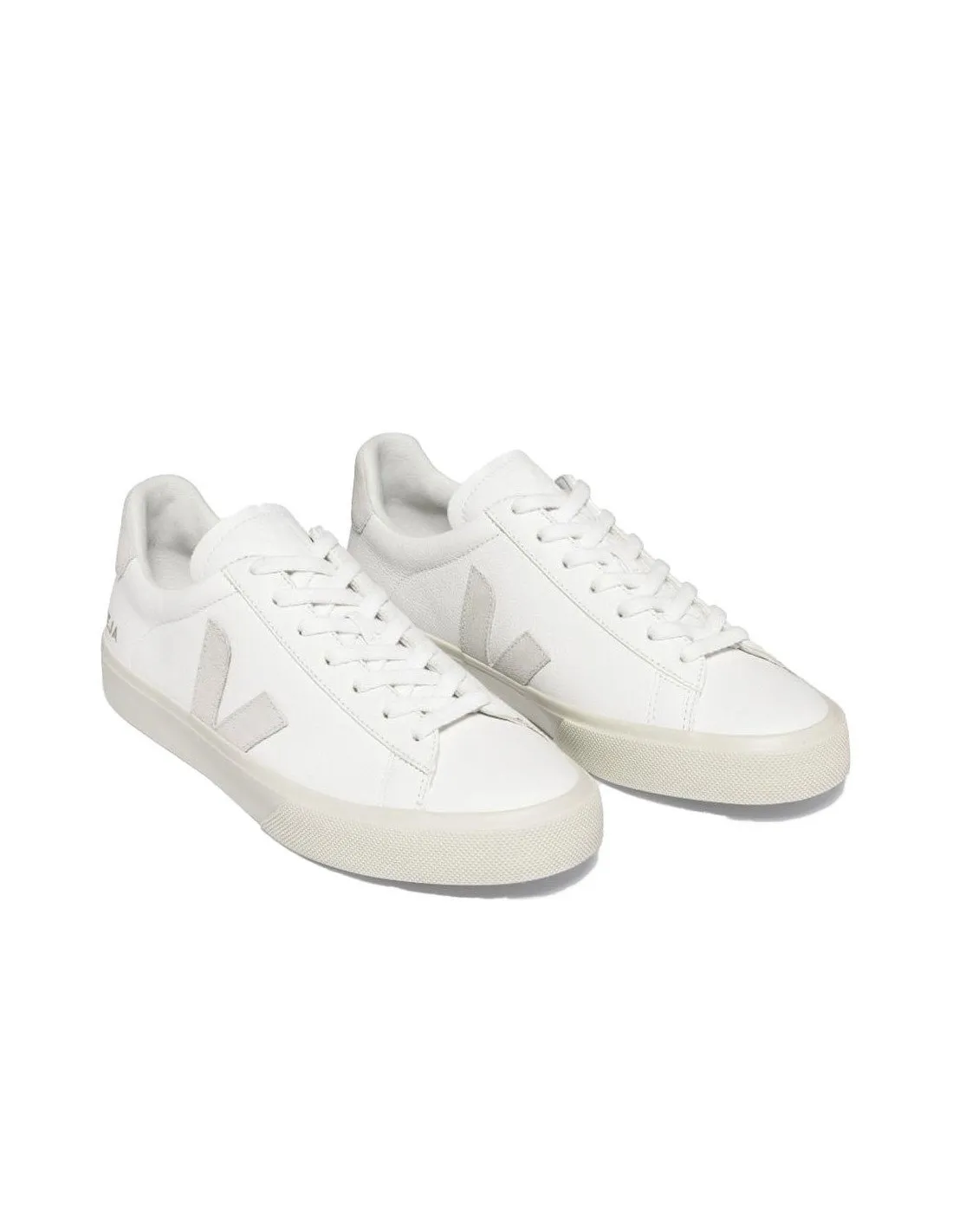 Veja Women's CP05024 Campo Sneakers White Beige Chrome-Free