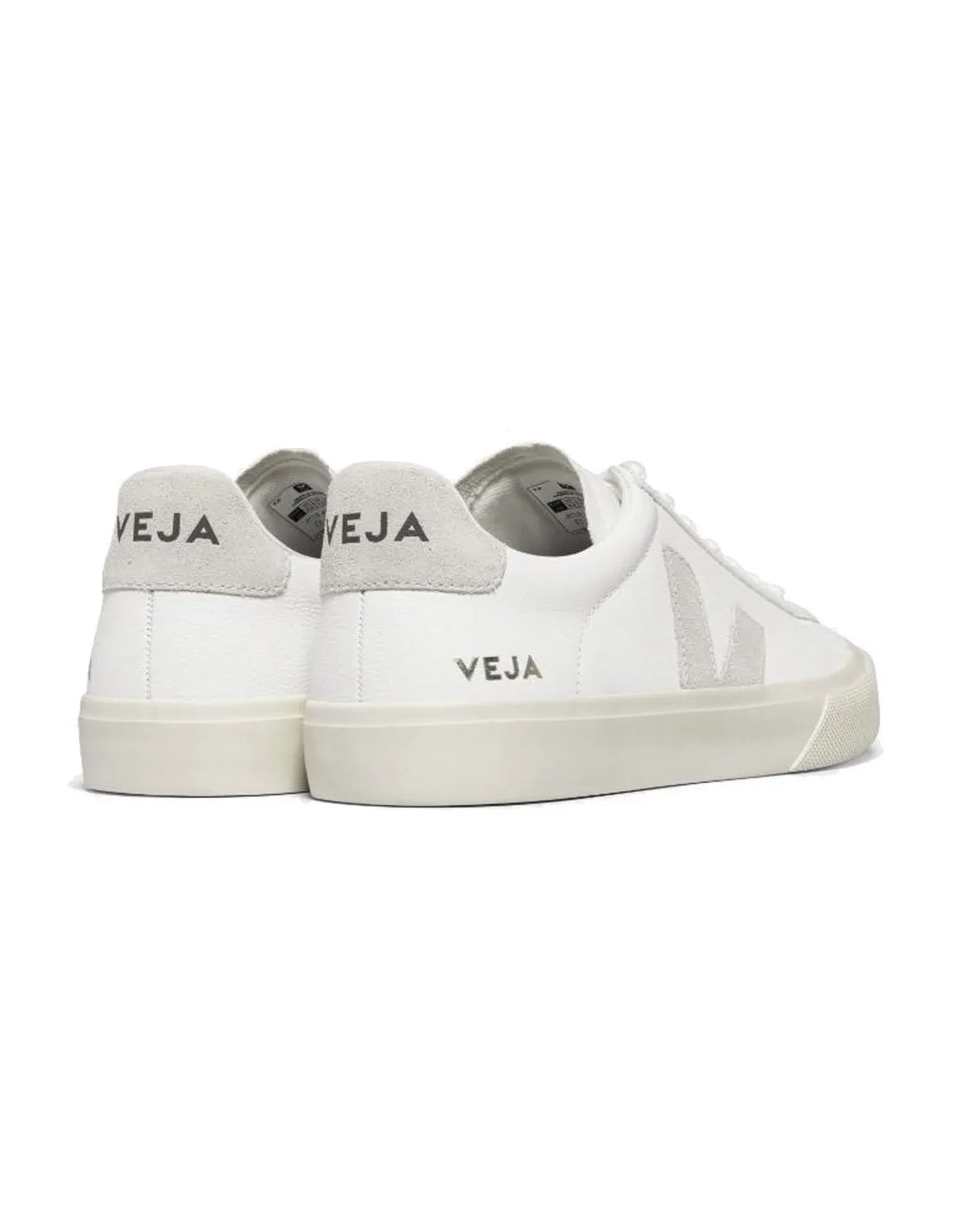 Veja Women's CP05024 Campo Sneakers White Beige Chrome-Free