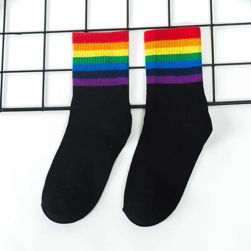 Vibrant Rainbow Socks