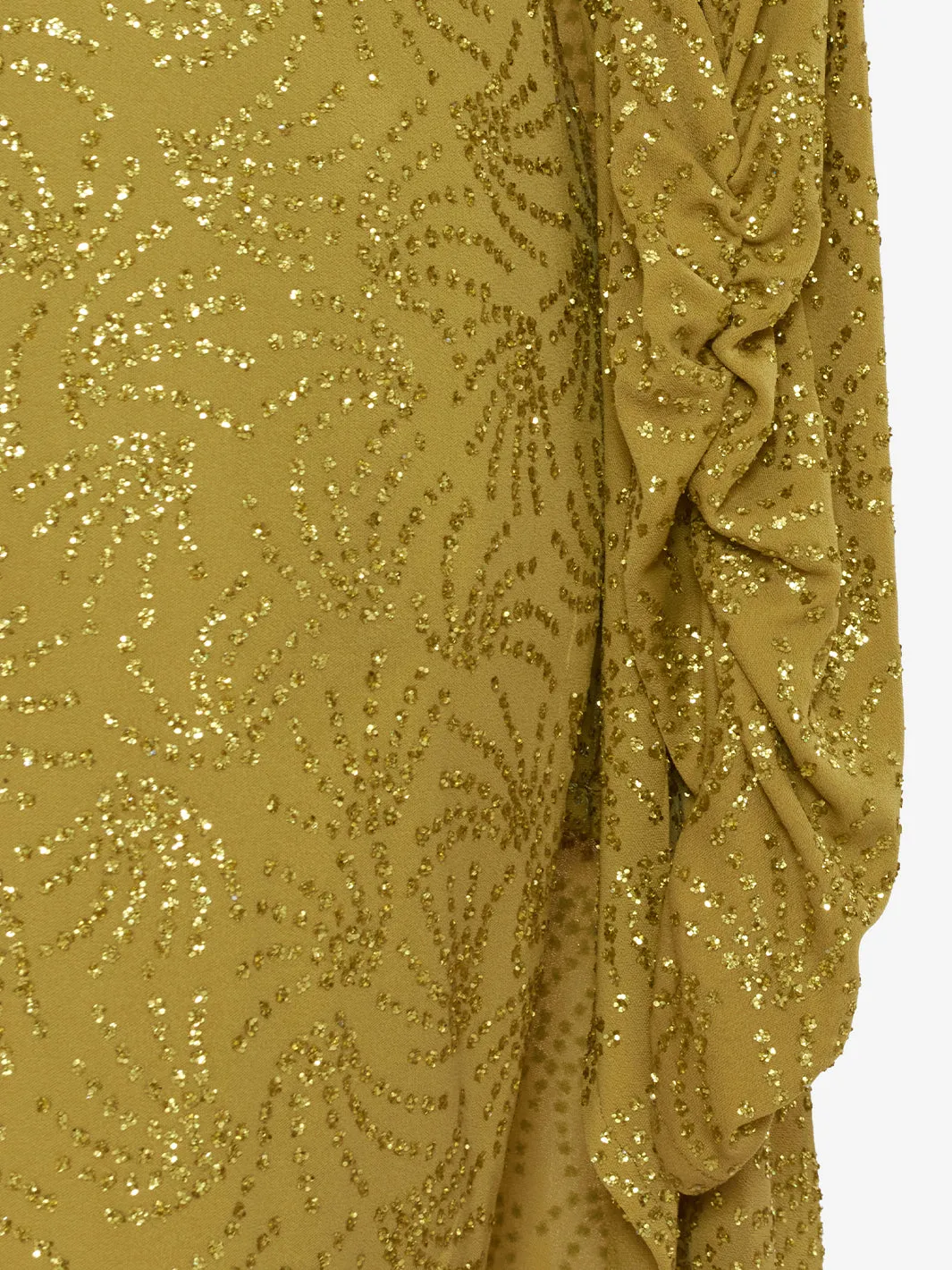 Vintage Green Sequin Dress from the 1980s