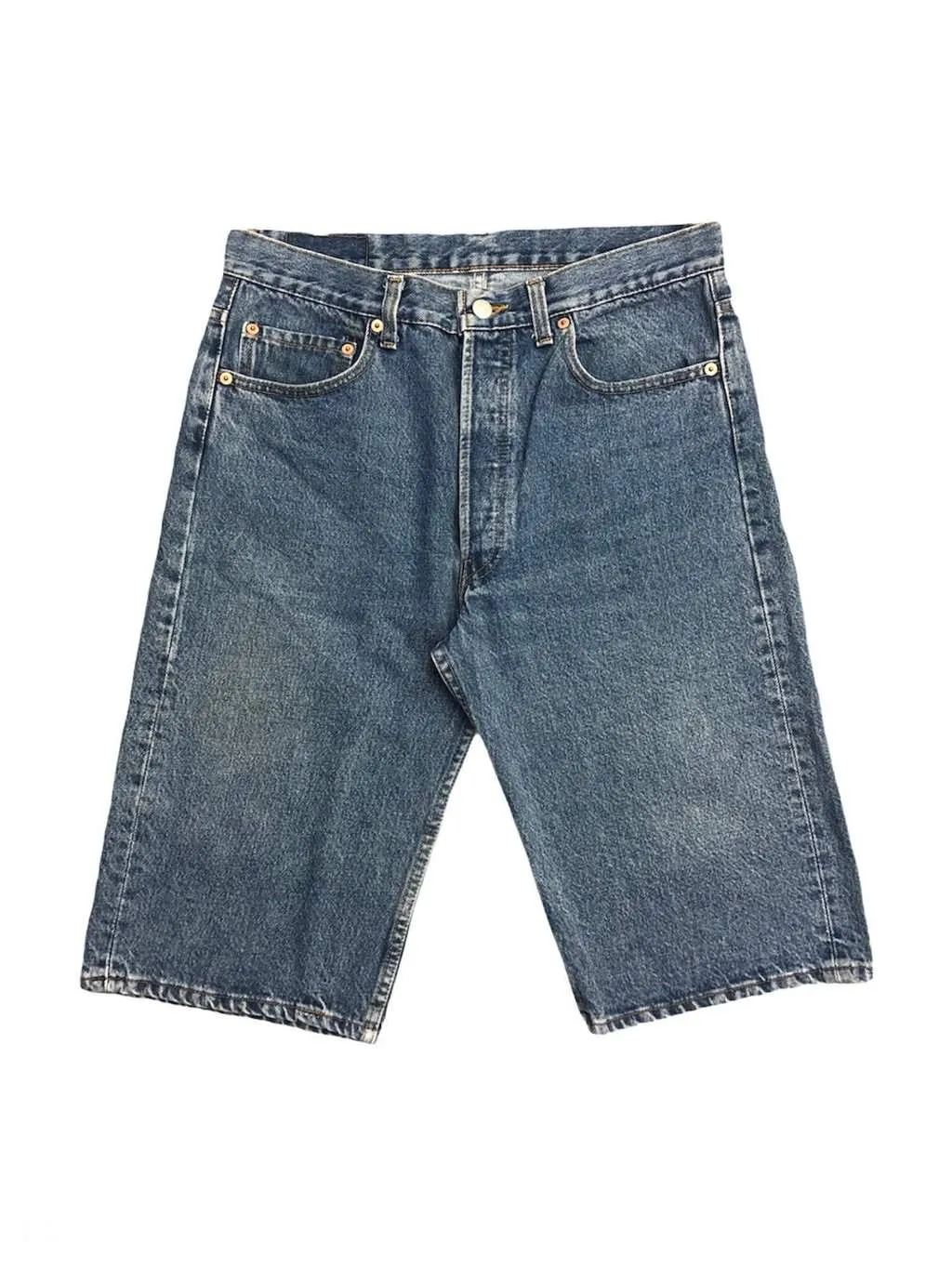 Vintage Levis Shorts in Blue Stonewash Denim, Unisex - W32