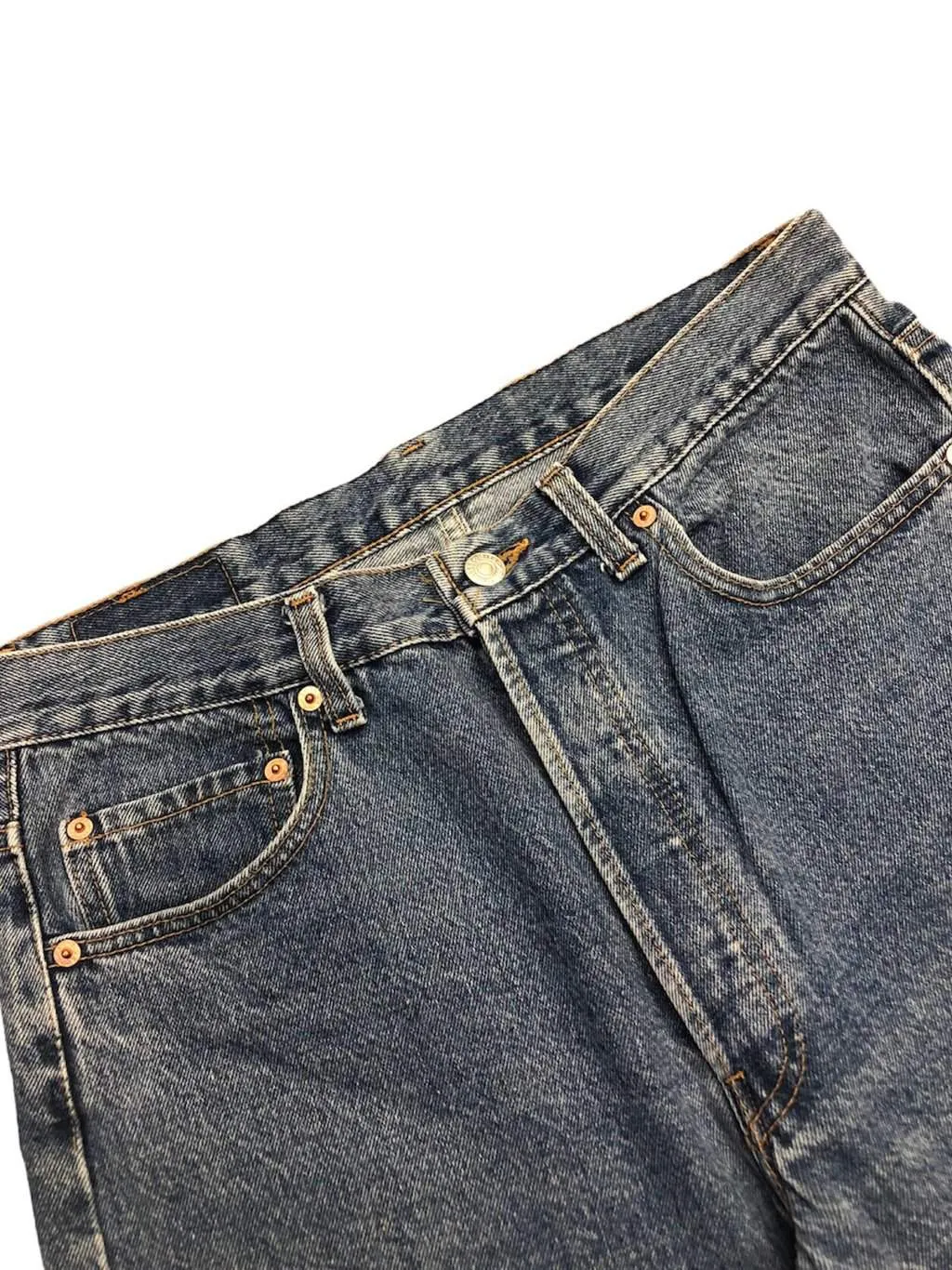 Vintage Levis Shorts in Blue Stonewash Denim, Unisex - W32