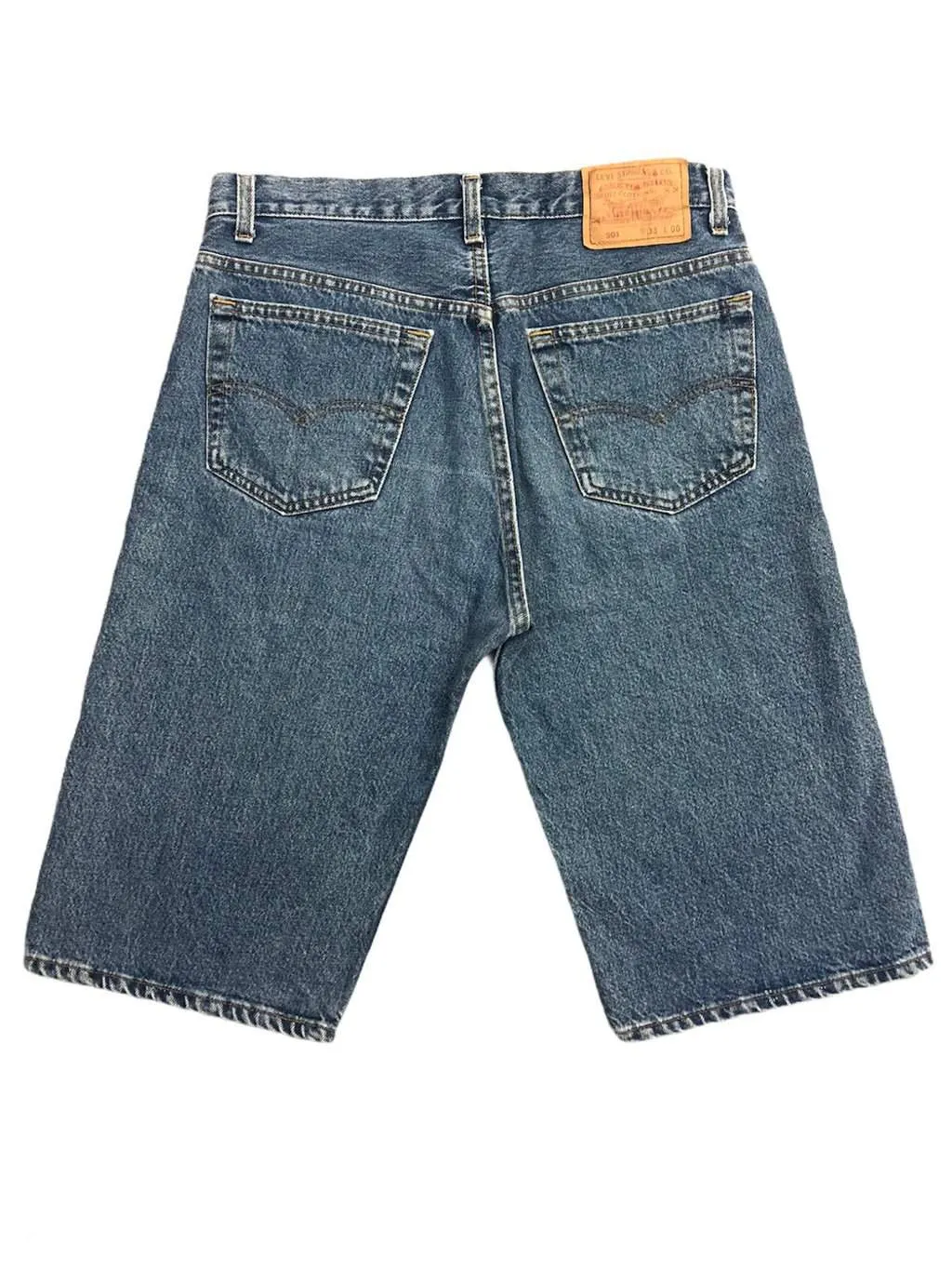 Vintage Levis Shorts in Blue Stonewash Denim, Unisex - W32