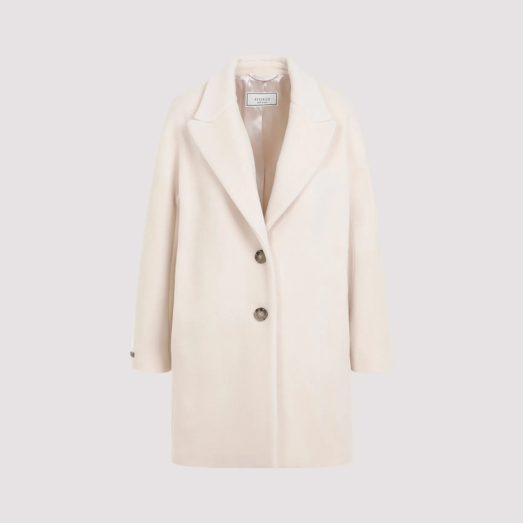 Virgin Wool Beige Coat