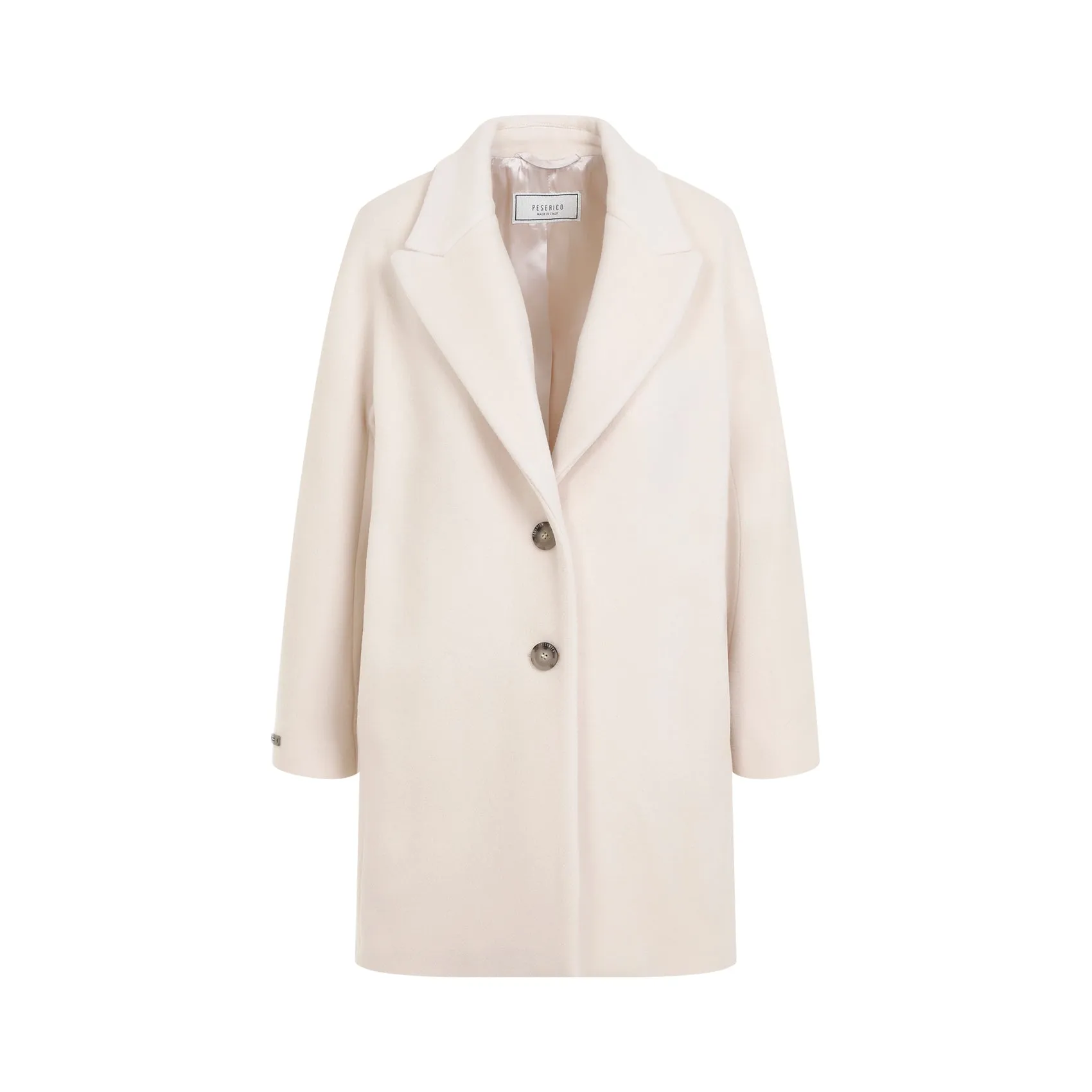 Virgin Wool Beige Coat