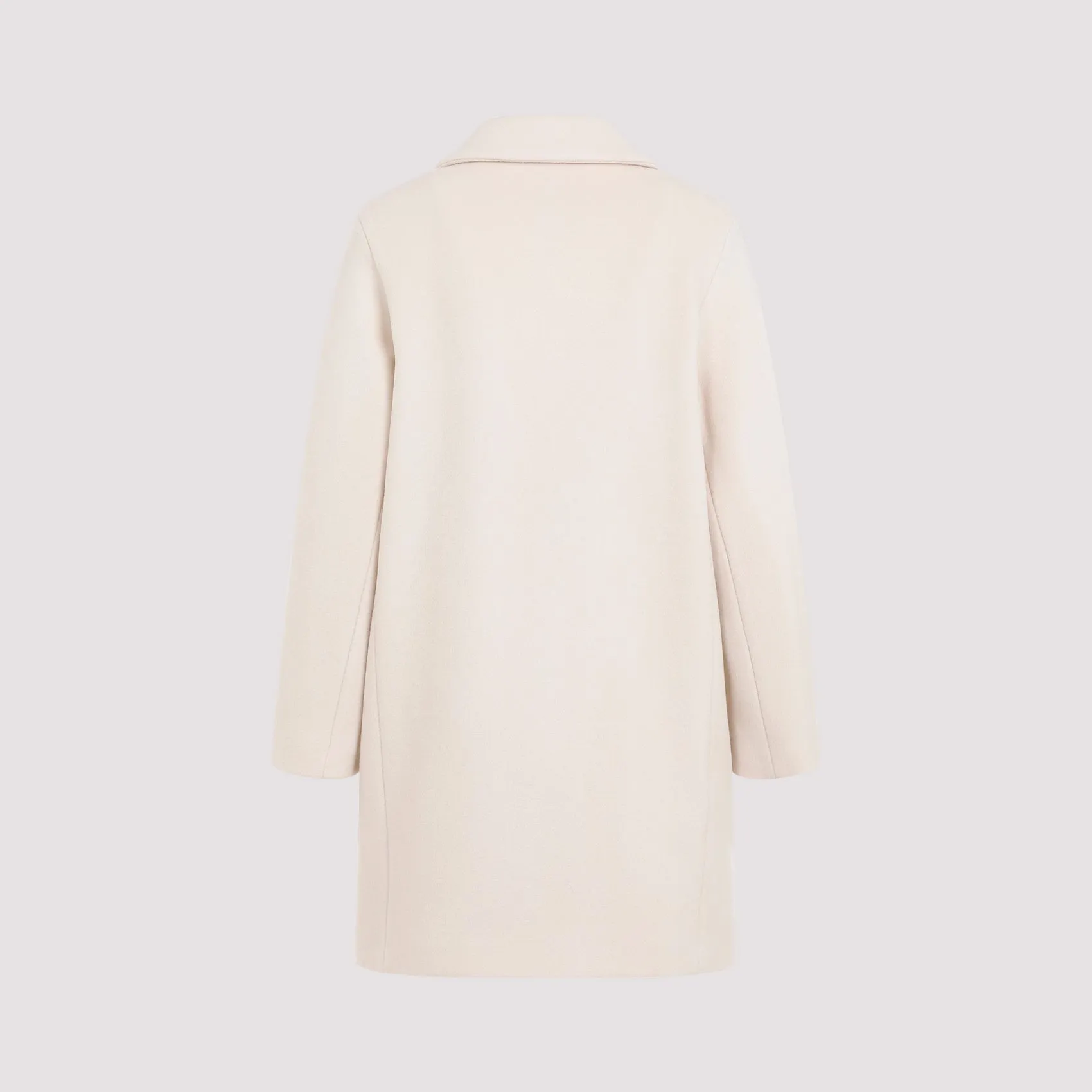 Virgin Wool Beige Coat