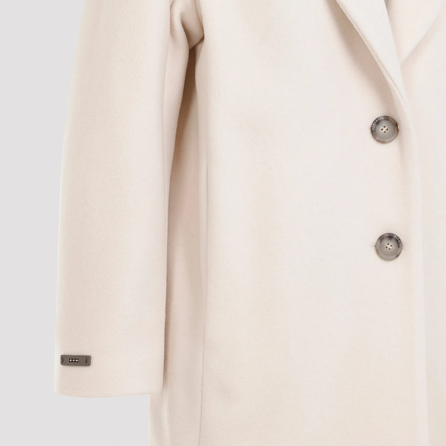 Virgin Wool Beige Coat