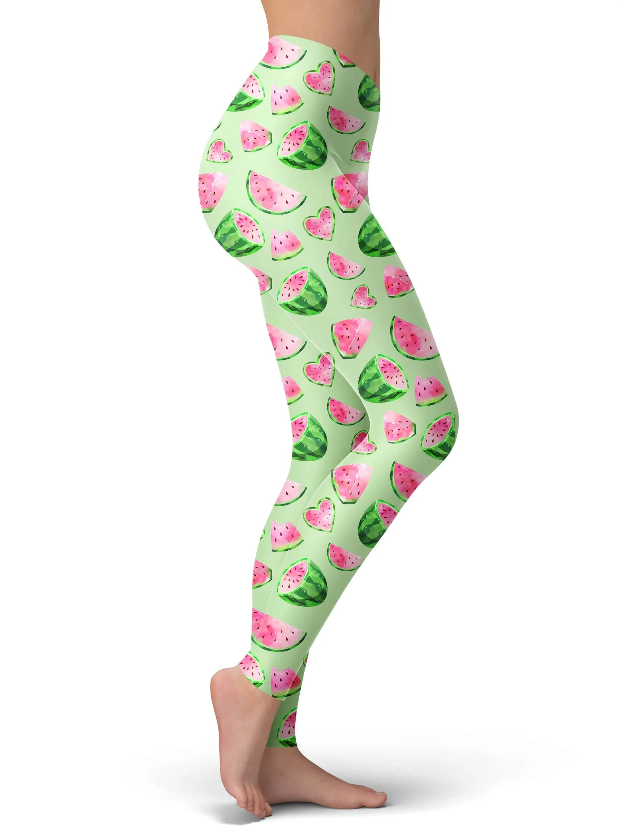 Watermelon Print Leggings