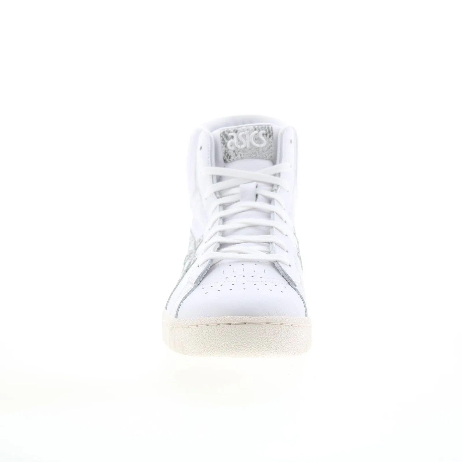 White Leather Lifestyle Sneakers for Men by Asics