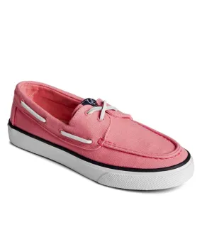 Women's Bahama 2.0 Pink and White Boat Shoes by Sperry