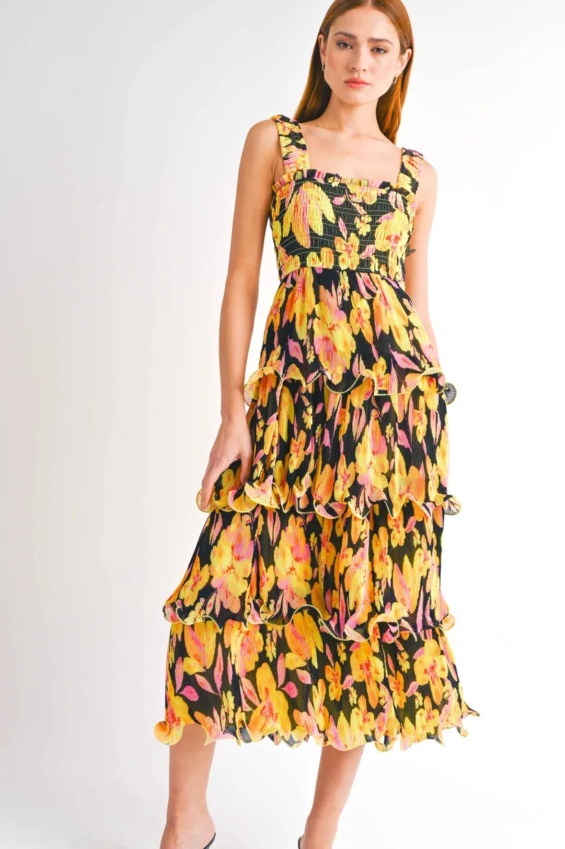 SUNSHINE FLORAL GOWN