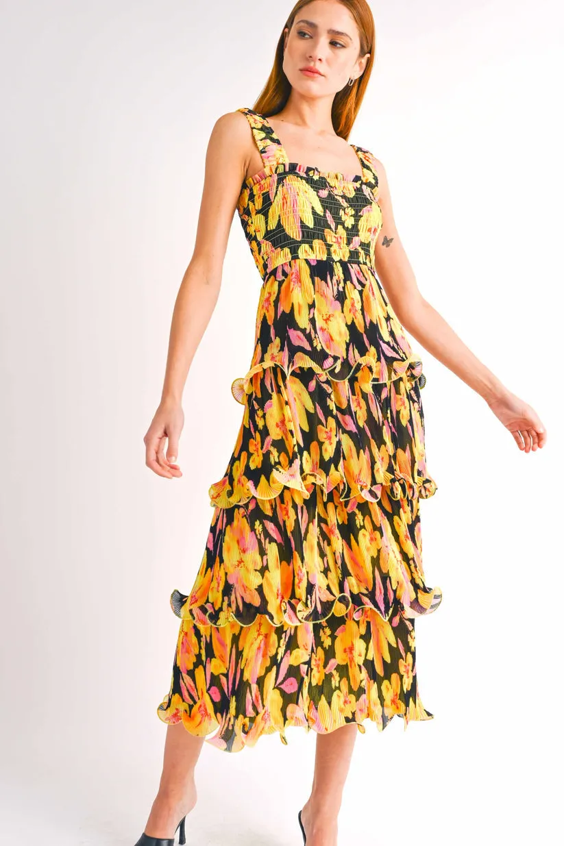 SUNSHINE FLORAL GOWN