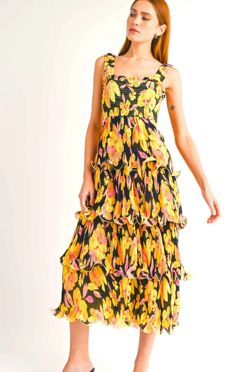 SUNSHINE FLORAL GOWN