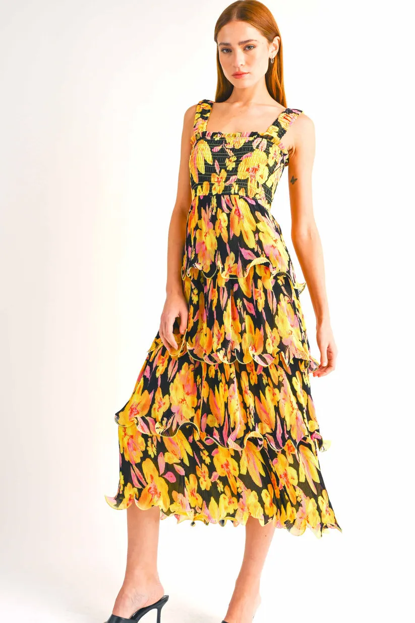 SUNSHINE FLORAL GOWN