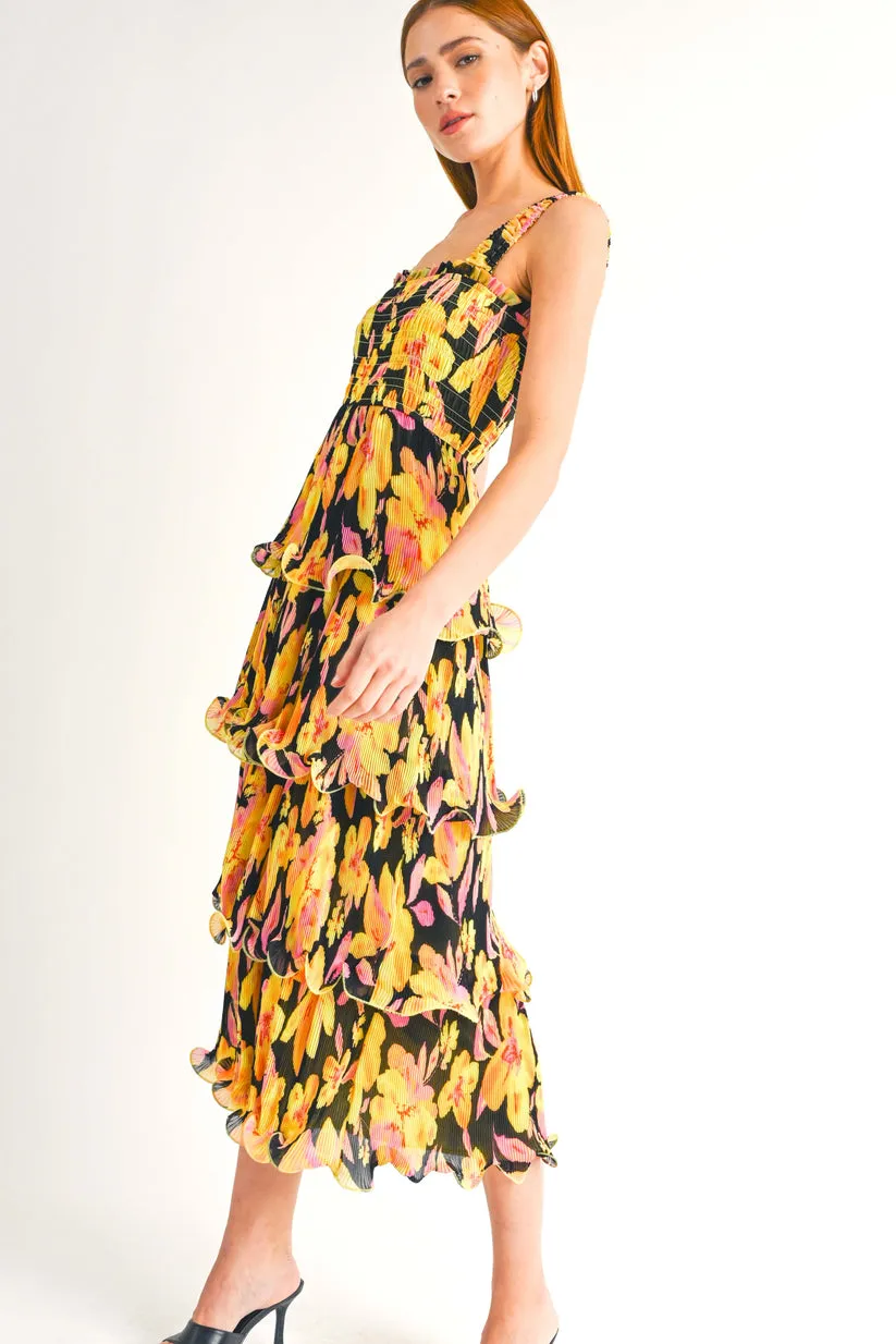 SUNSHINE FLORAL GOWN