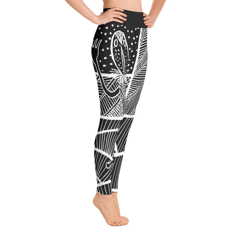 Yoga Leggings inspired by Barton Springs Salamander